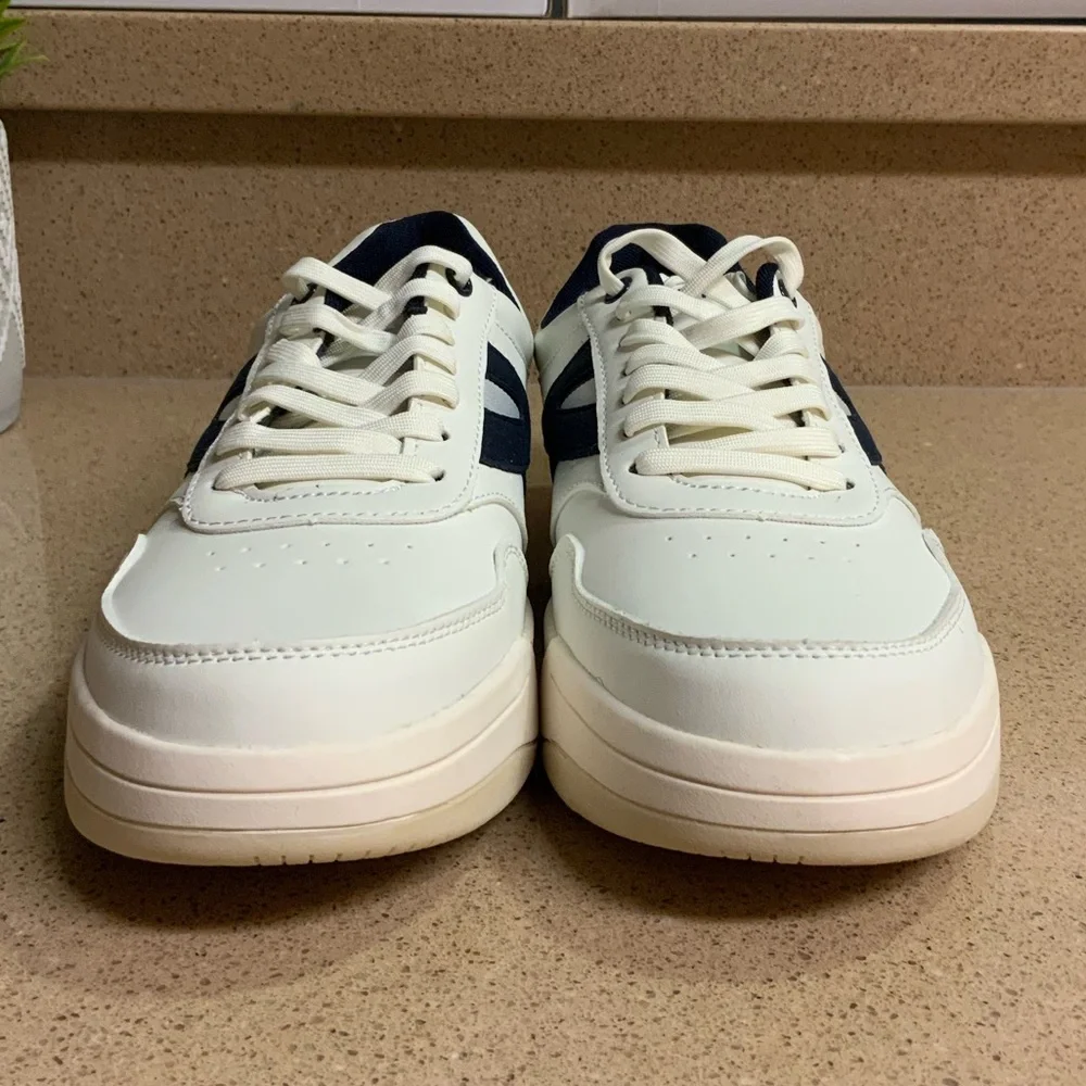 TRETORN Dennis White Athletic blue trim Sneakers